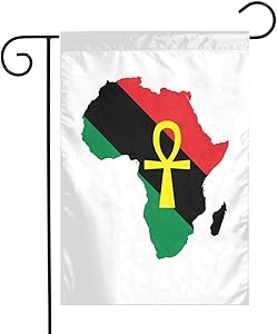 THESHUAI Ankh African Garden Flag House Banner -