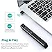 Yantop Wireless Presenter, 2.4GHz PowerPoint PPT Clicker, 98-ft Wireless Range Presenter Presentation Remote Control, Presentation Pointer Red（Power＜1mW） with Anti-Lost Magnetic Mini USB Receiver