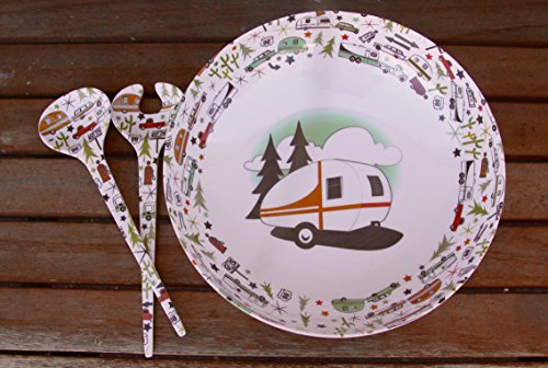 Camp Casual CC-003 Multicolor 3-Piece Bowl and Serving Set