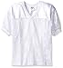 ADAMS USA FB Youth Jersey with Elastic Sleeve, White, X-Large