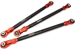 Liaisons de suspension supérieures avant et arrière C31642RED pour Crawler Axial SCX6