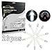Partsam 20Pcs White 4.7mm Mini LED Bulbs Instrument Cluster Panel Backlight Gauge Lights 12V 95ma
