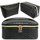 Noozion Makeup Bag 3Pcs Portable Travel Cosmetic