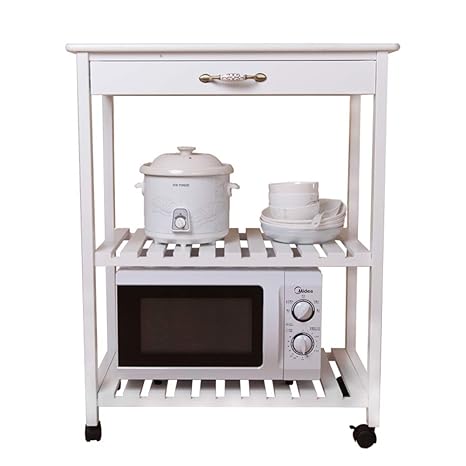 Trolley Zq Kitchen Living Room Bedroom Storage Rack Microwave