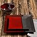 Gibson Elite Decadence 12 Piece Reactive Glaze Dinnerware Set Service for 4, Red with Reactive Metallic Color -