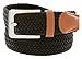 Women's Stretch Belt Braided Elastic Stretch Belt Casual Weave Canvas Fabric Woven Belt 1-3/8