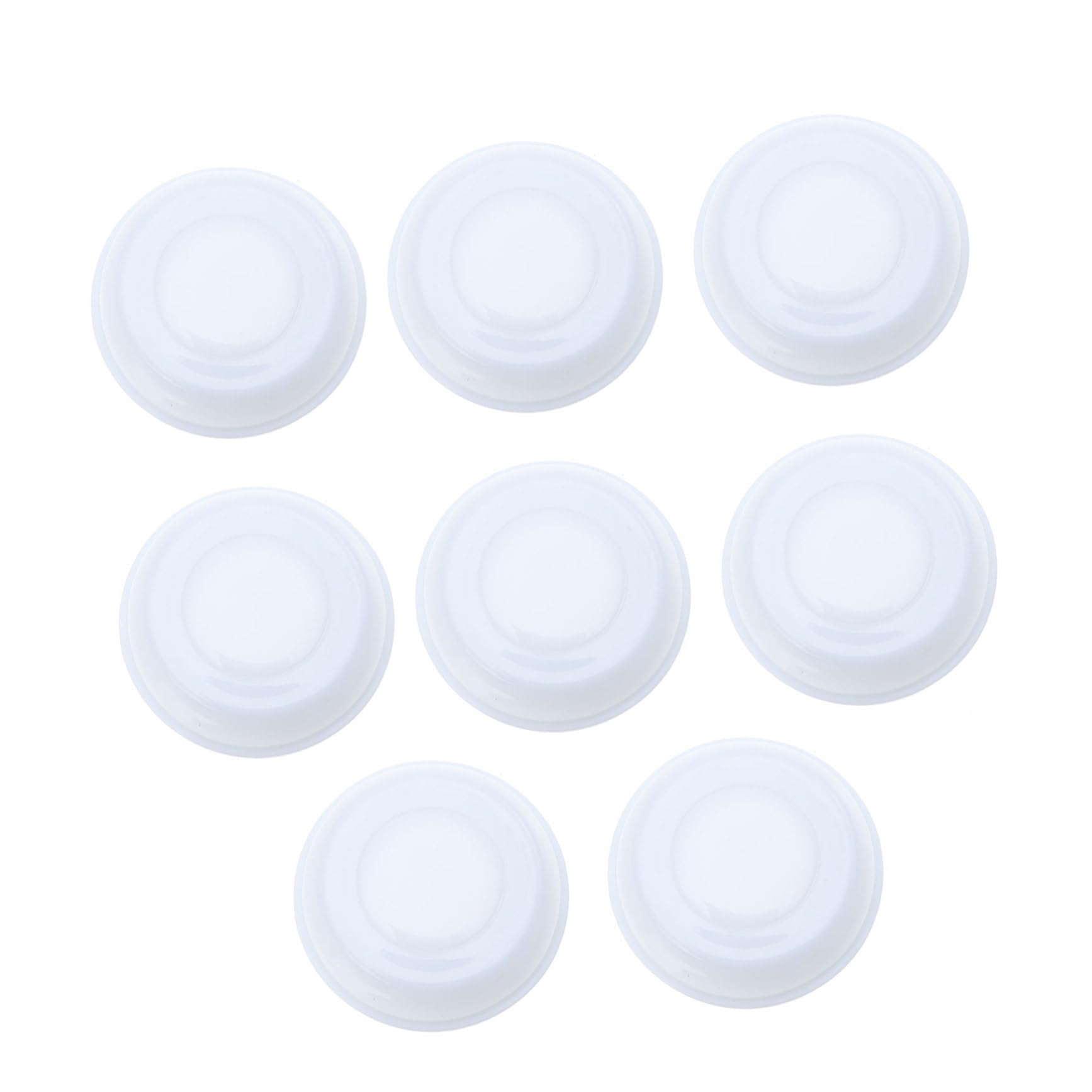 GREENADSCAPE 8Pcs Milk Collection Cover Tops for Bottles Leak Bottle Lids Compatible with Wide Mouth Milk Storage Bottles