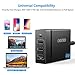 CHOETECH 72W 4 Ports USB C Charger with 60W PD Power Delivery, USB-IF Certified Type C Charger Compatible with 2017 Macbook pro, 2017/2016 Macbook, iPhone X /8 / 8Pus/ Google Pixel 2 and More