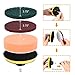 Drill Brush Power Scrubber Brush Set, Herrfilk Drill Brush Attachment Set with Extend Attachment and Scrub Pads Sponge, Drill Bit Scrub Brush for Cleaning Grout, Car,Tiles, Sinks, Bathtub