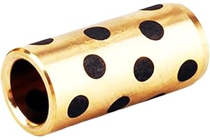 Graphite Copper Bushing ID 20MM OD 24 26MM H 10 12 15 16 20 25 30MM Linear Graphite Copper Set Bearing Bushing Oil Self-Lubri