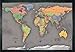 Homemagnetics 33 x 22 Modern World Magnetic Map