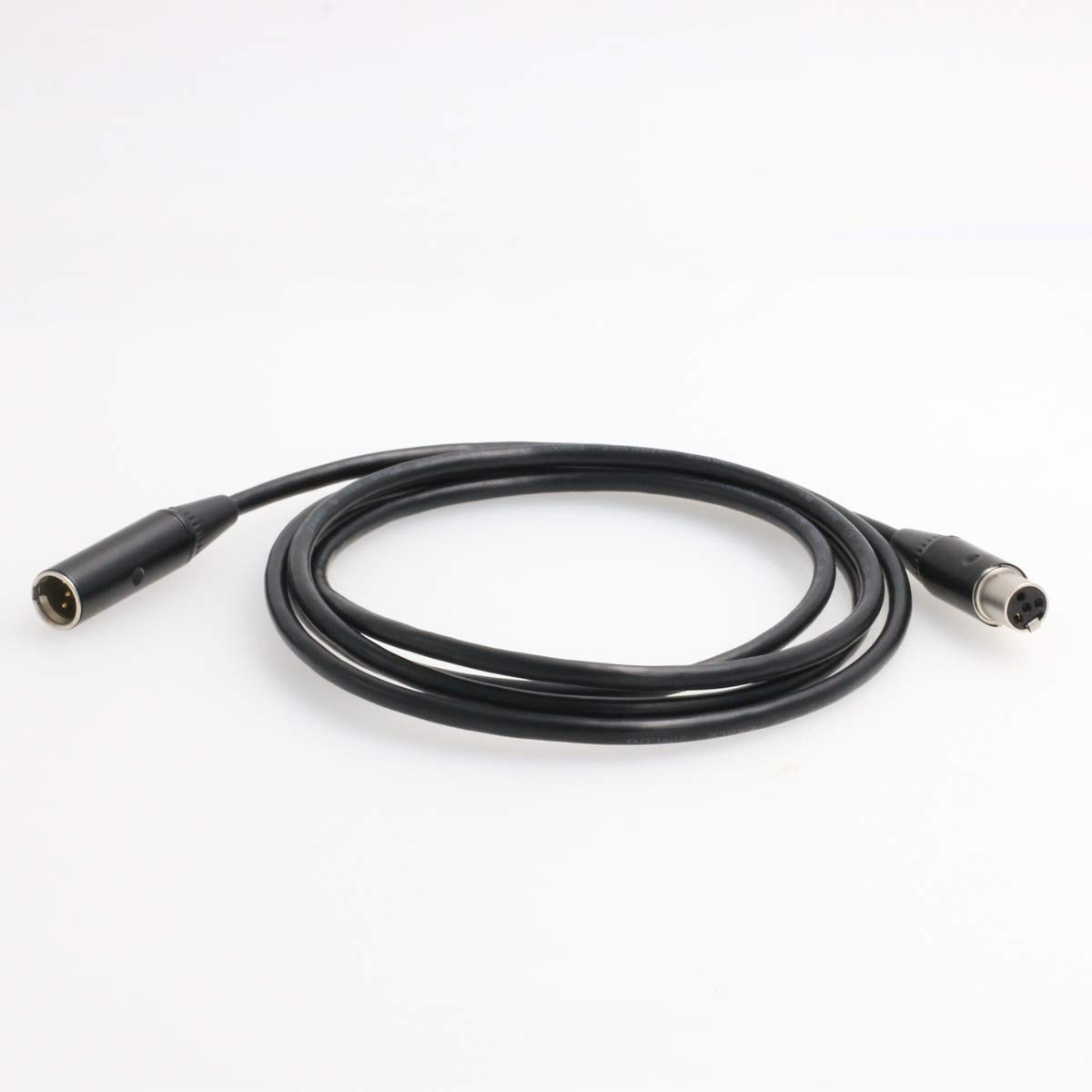 DRRI Mini XLR 4-Pin Female to Mini XLR 4-Pin Audio Extension Cable for SHURE Wireless Beltpacks