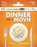 Darden-Fandango Dinner and a Movie Gift Cards, Multipack of 2
