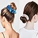 Hair Scrunchies Velvet Scrunchies Set Elastic Hair Bands Scrunchies Hair Ties Ropes Scrunchies for Women Girls Hair Accessories 52 Pack