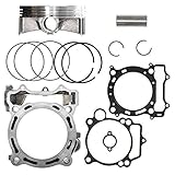NICHE Cylinder Piston Gasket Kit for Yamaha YFZ450 2004-2009,2012-2013