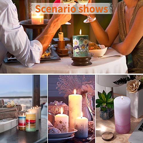 Cylinder Candle molds for Candle Making, Silicone Mold for Aromatherapy Candler,Soaps,Insect Specimen, Flower Specimen