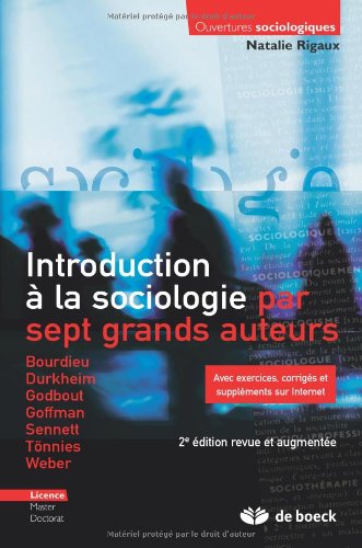 Introduction à la sociologie par sept grands auteurs