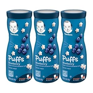 Gerber Graduates Puffs – Blueberry – 1.48 oz – 3 pk
