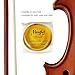 Mugig Rosin for Violin,Viola and Cello, Transparent Yellow Rosin with Exquisite Wooden Box