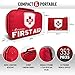 MalloMe First Aid Kit For Car, Travel, Home, Businesses, Hiking, Camping, Baby – 353 Pcs Best In Medical Tactical Survival Emergency Supplies Kits + BONUS Small Mini Compact 1st Aid Med Pouch Bag 52Pc