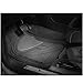 PIC AUTO All Weather Rubber Floor Mats Trimmable for Car SUV & Truck, Heavy Duty Protection (Black Gray, 4 Pieces)