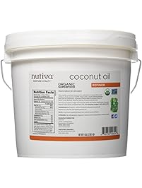 Nutiva Organic Coconut Oil, Refined, 1 Gallon