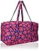 Vera Bradley Women's Cotton Large Travel Duffel Bag, Art Poppies, One Size