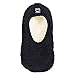 Super Soft Cozy Slippers with Slip-Resistant Bottom Sole (Large (Womens 9.5-11), Black)