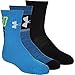 Under Armour Boy's UA Next Statement 2.0 Crew (Big Kid) Brilliant Blue Socks Youth LG (7-9 Big Kid Shoe)