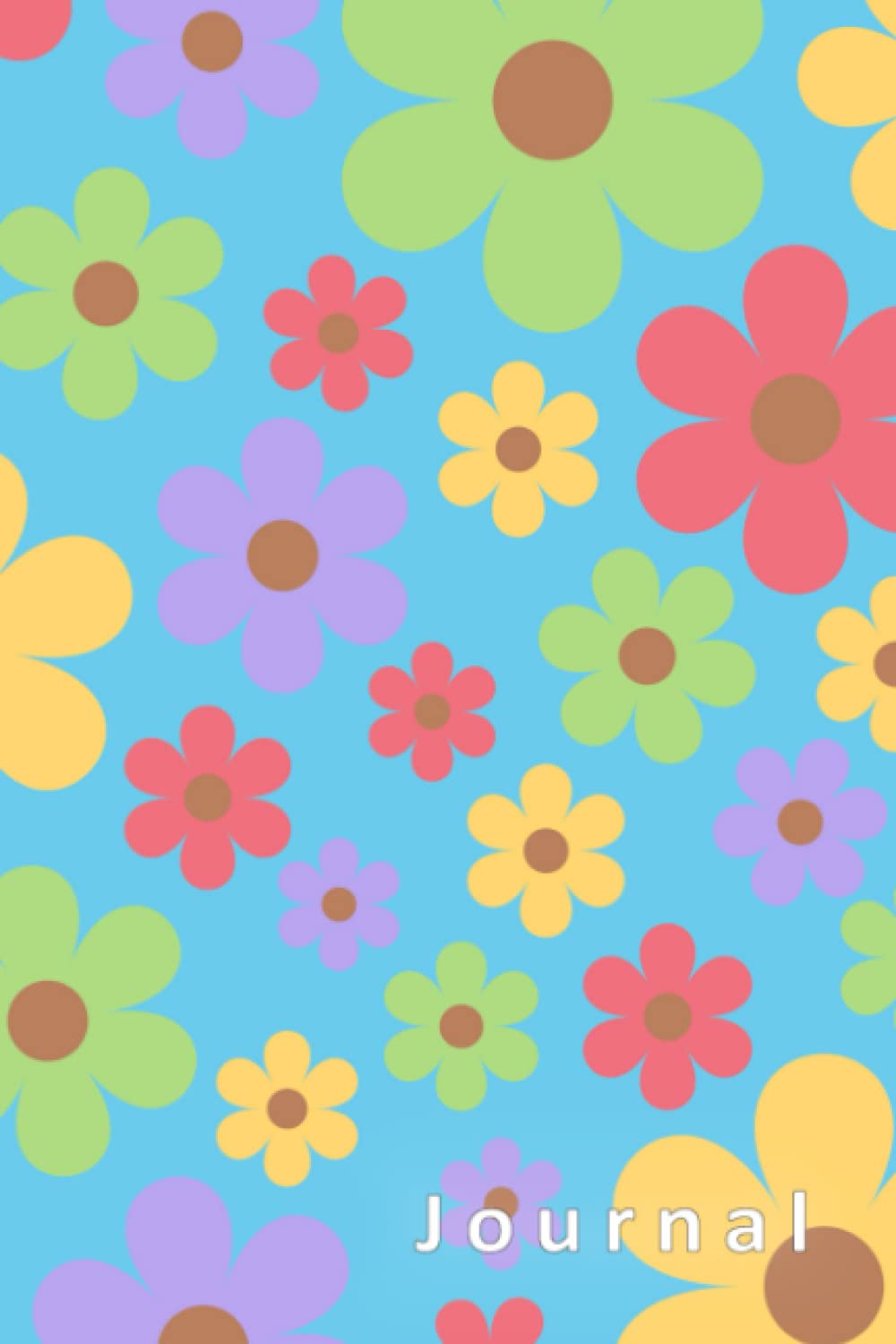 9x6 Lined Journal Organiser | Flower design