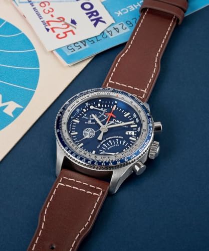 Herren Chronograph Quarz Armbanduhr Fly Back x Pan Am