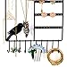 Wall Mount Jewelry Organizer Black, Marrywindix Birdcage Shape Jewelry Display Stand Rack
