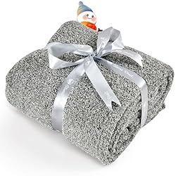 Ailemei Direct Knit Throw Blanket for Bed, Soft