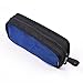 Cable Organizer Case Bag Portable Travel Computer Accessories Organizer Zipper Mesh Pouch for Laptop Mouse, Power Bank, USB, Adapter, Charger-Blue