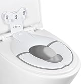 Orzbow Foldable Toddler Toilet Seat Portable Potty Training Seat White
