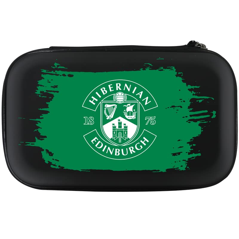 Darts Corner Official Licensed Hibernian Football Club Hibs FC Case, Green, Crest (W615)