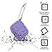 FONY Apple Airpods Case Cover Accessories Kits for AirPods 2 & 1 Charging Case – Waterproof Shock Resistant Protective Silicone Cover Skin with Carabiner (Purple)thumb 2