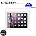 Zaneeta 9H Hardness HD Clear Tempered Glass Screen Protector for iPad 2 / 3 / 4, (2 Pack)