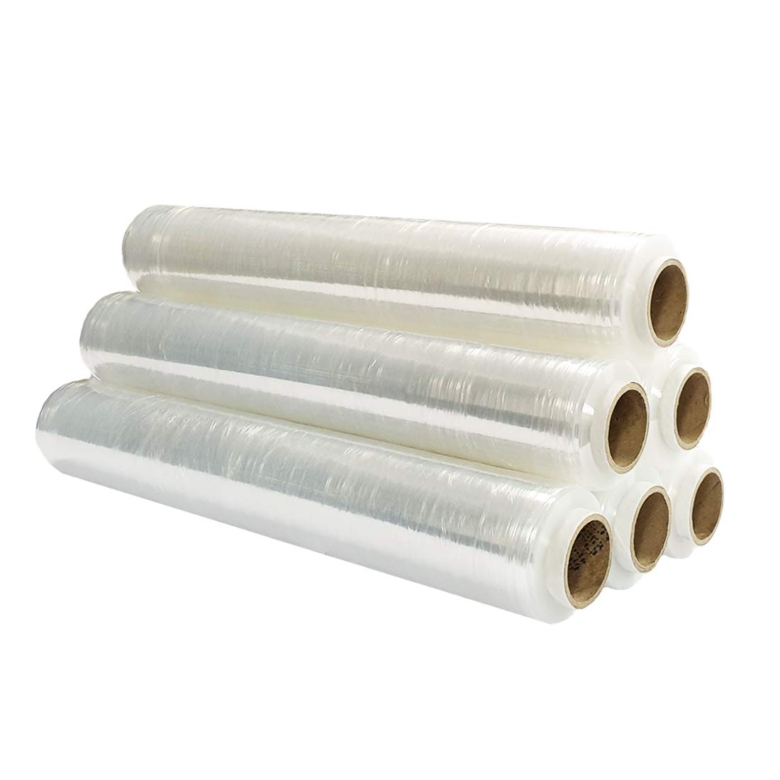 490 mm x 200 mètres. 1 Rouleau de film plastique étirable Transparent