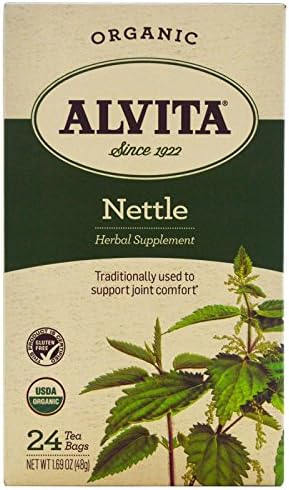 Alvita Teas, Organic, Nettle Tea, Caffeine Free, 24 Tea Bags, 1.69 oz