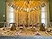 Adorox Metallic Silver Gold Rainbow Foil Fringe Curtains Party Wedding Event Decoration (Metallic Gold)