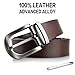Mens Leather Belt With Removable Buckle & 1.3