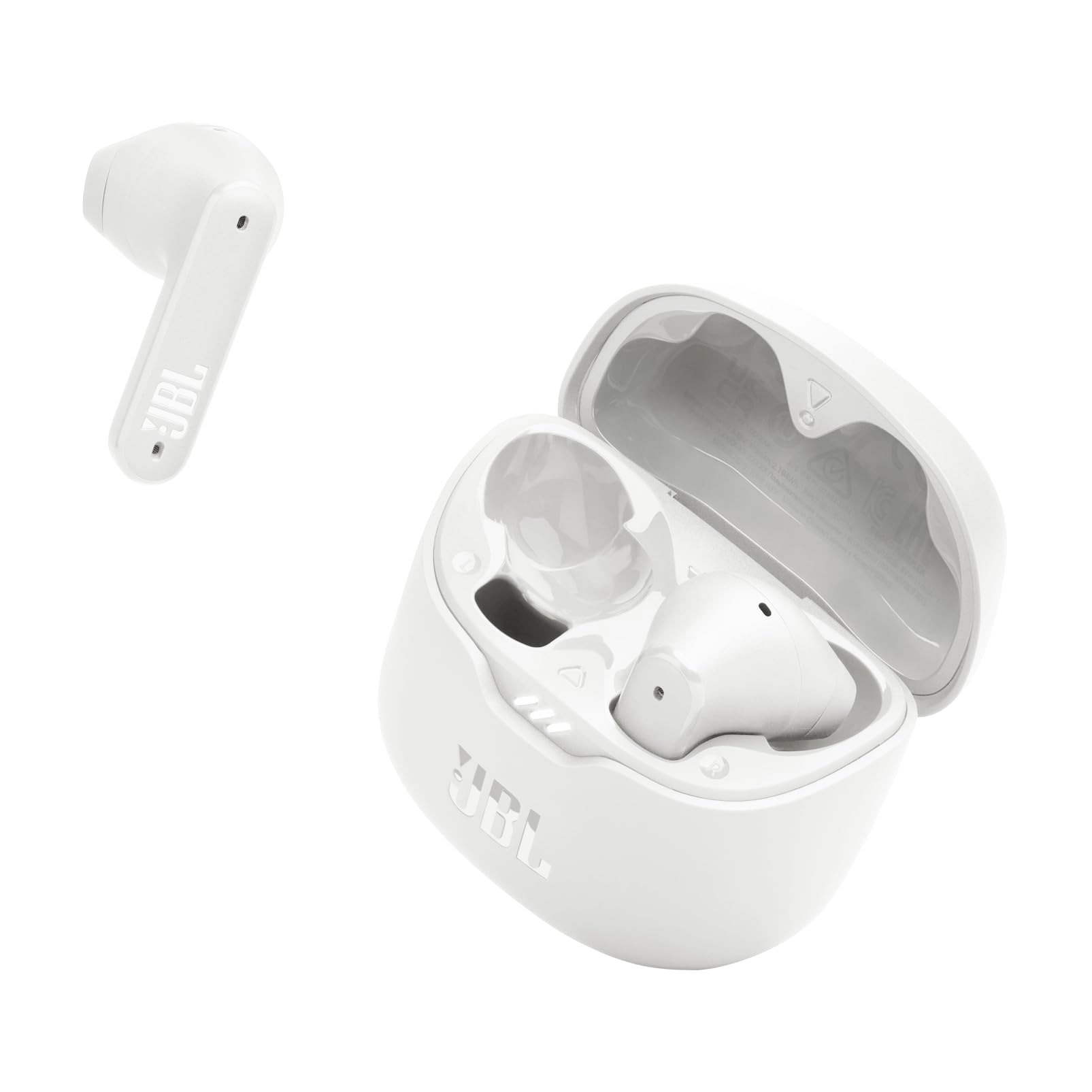 JBL Tune Flex - True Wireless Noise Cancelling Earbuds (White), Small