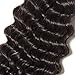 ALI JULIA Brazilian Virgin Deep Curly Wave Hair Weft 3 Bundles 100% Real Unprocessed Human Hair Weave Extensions Natural Color 95-100g/pc (20 22 24 inches)