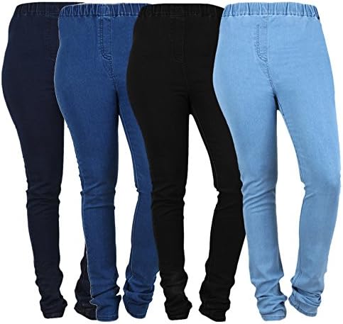 Danbro Women's Slim Fit Jeggings (Pack of 4)