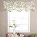 Victoria Park Toile Scallop Valance - Black