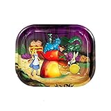 Alice in Stonerland Mushroom Rolling Tray - 5.5
