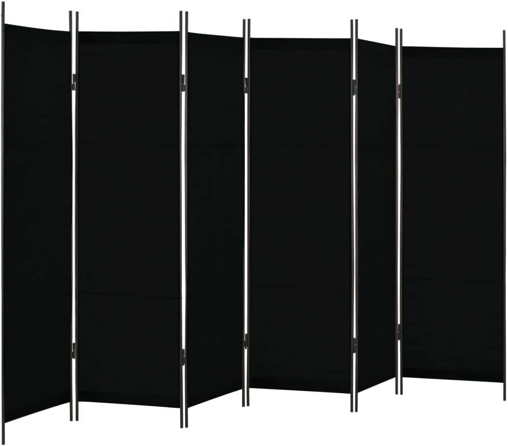 vidaXL 6Panel Room Divider Living Room Folding Privacy Screen Partition Panel Blind Separator