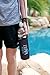 WaterVault Neoprene Bottle Holder, Adjustable Detachable Strap, Shoulder Sling & Hand Carrier - Black XL