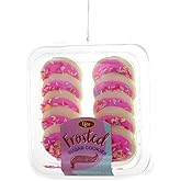 Cody Foster & Co Pack of Pink Frosted Sugar Cookie Ornaments, Realistic Details